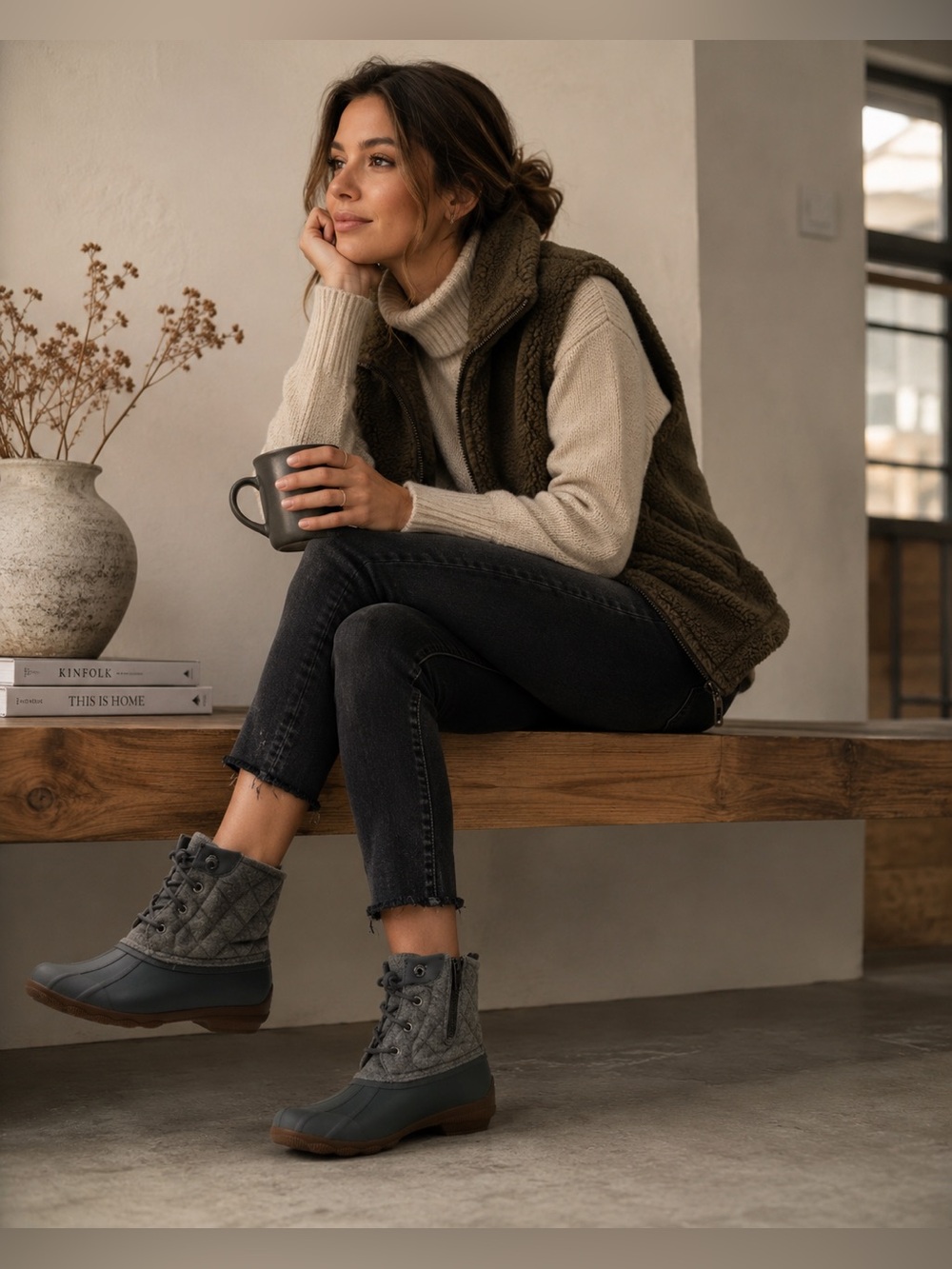 Sperry Women's Waterproof Rubber Boots - Black
